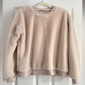 Faux fur sweater, size Medium Gently